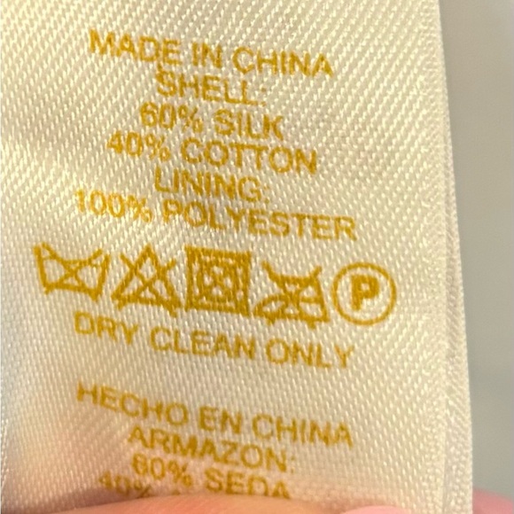 Kate Spade Blue Gingham Ruffle Tie Waist Lined Silk Designer Slimming Dress Sz 4 - Picture 11 of 11